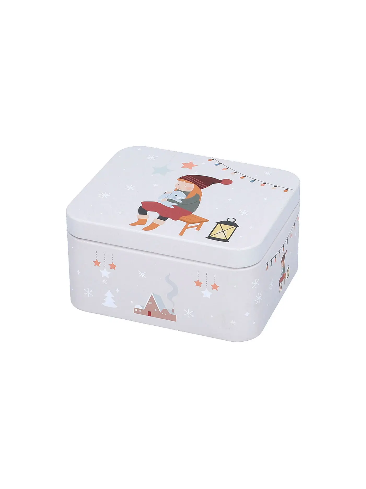 RBV BIRKMANN | Gebäckdosen 2-er Set Klein Warm Wishes Weiss | weiss